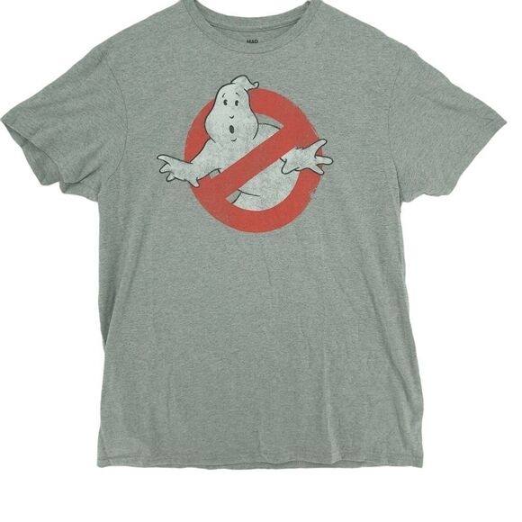 NWT Ghostbusters Large Gray Graphic T-shirt - Picture 1 of 6